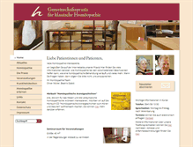 Tablet Screenshot of homoeopathie-regensburg.de